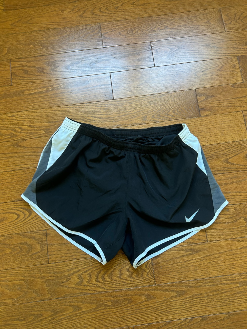 Nike Black and White Athletic Running Shorts